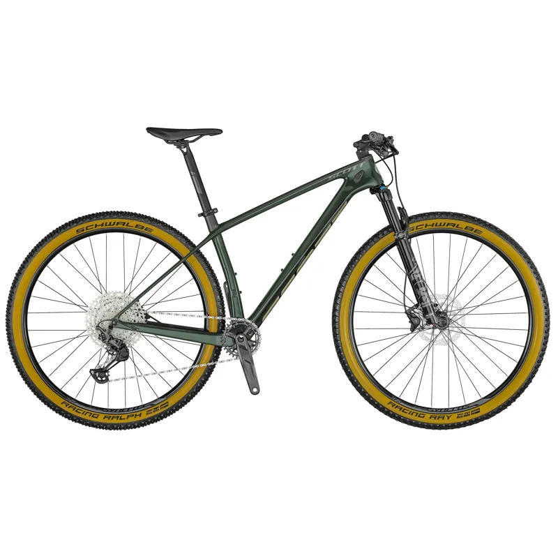Scott Scale 930 Carbon Hardtail Mountain Bike in Green 