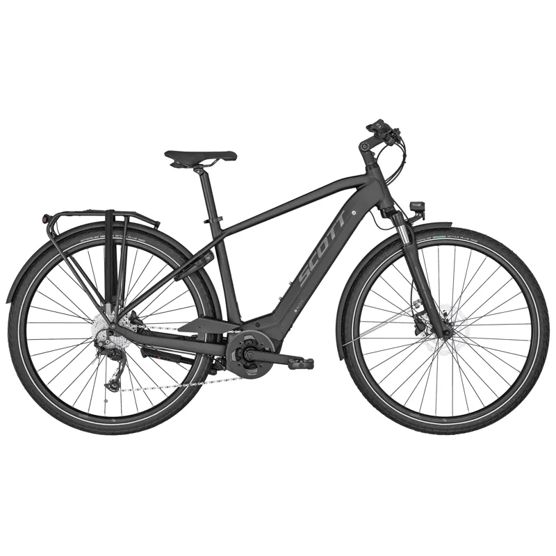 2022 Scott Sub Tour eRIDE 30 Men's Electric Bike in Black