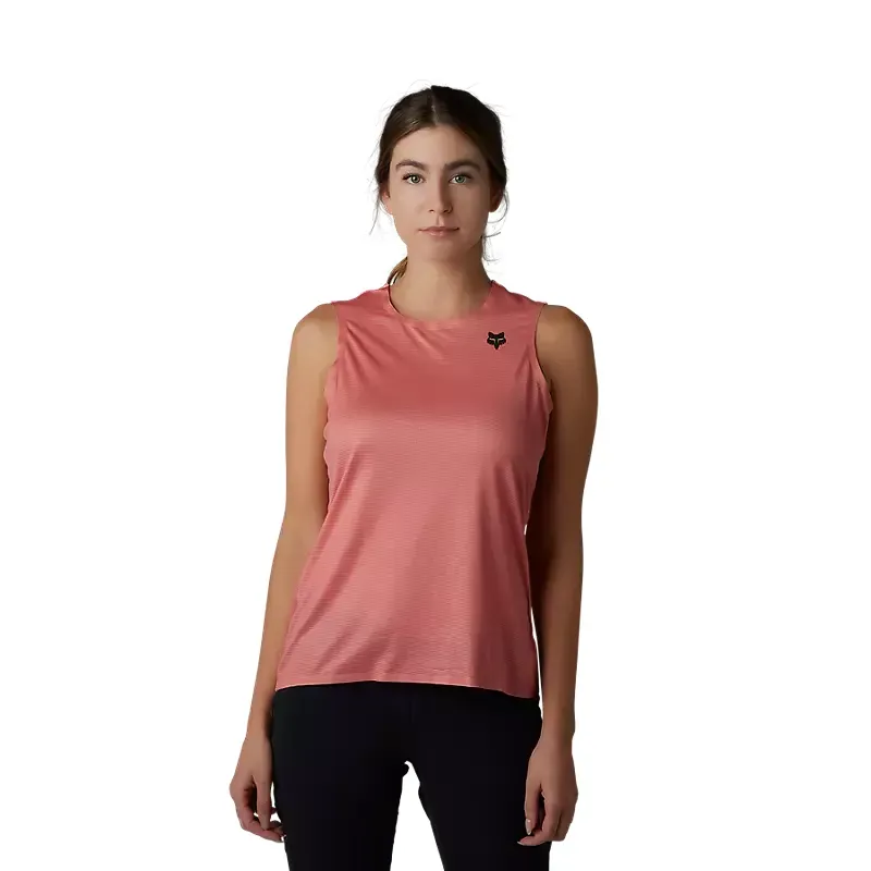 Fox Flexair Ascent Womens Sleveless Jersey in Salmon-1