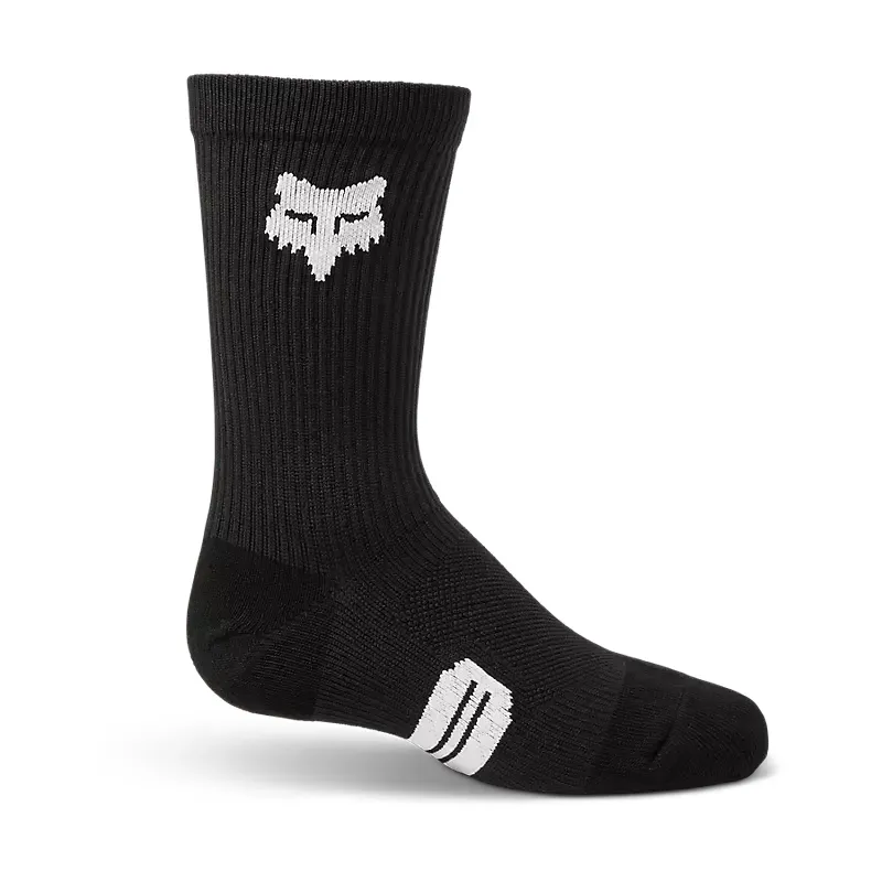 Fox Ranger Crew 6in Youth Socks in Black