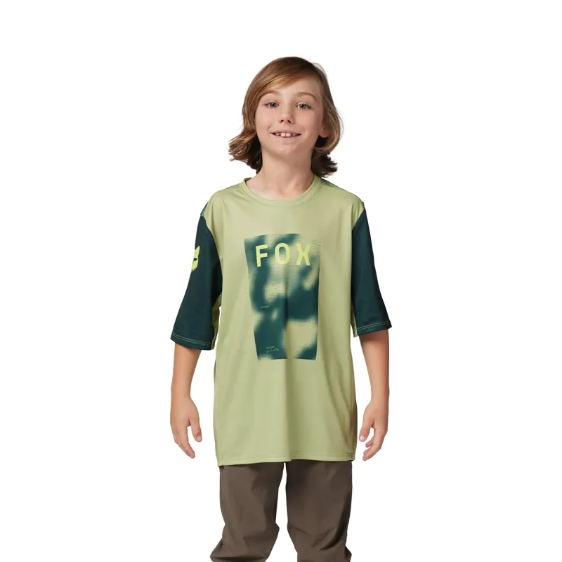 Fox Youth Ranger SS Jersey in Pale Green-2