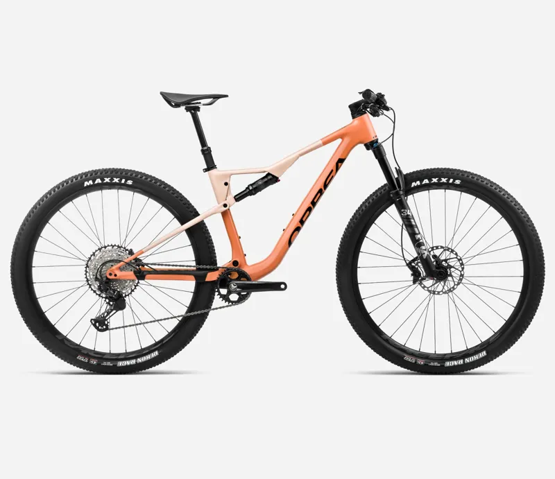 Orbea OIZ H10 XC Mountain Bike in Apricot and Lime Size MEDIUM
