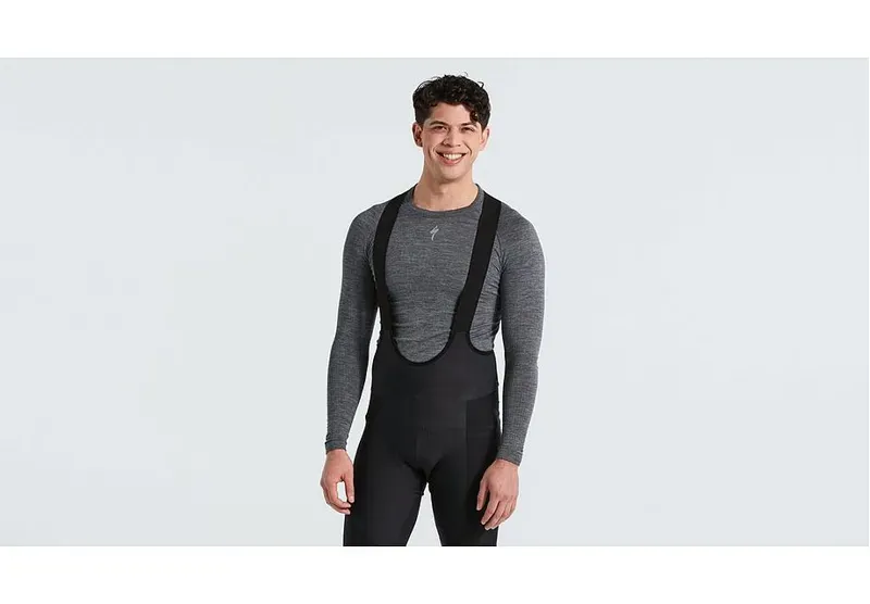 Specialized Seamless Long Sleeve Merino Baselayer in Grey