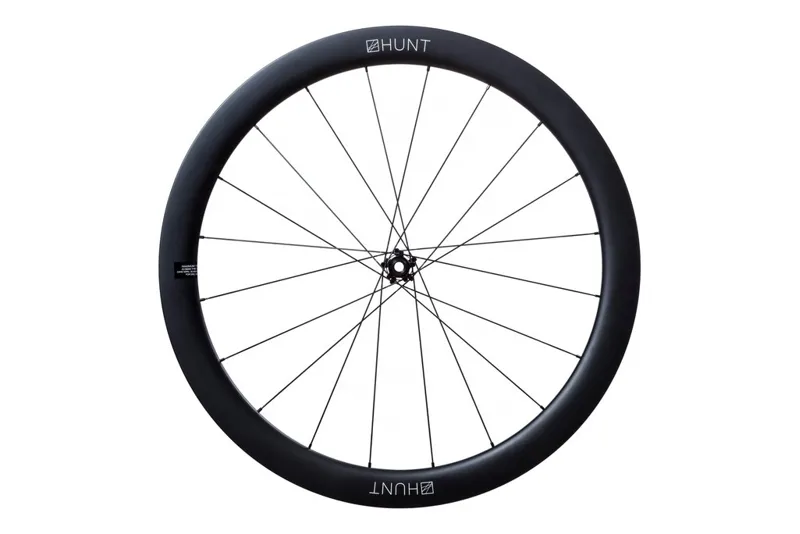 HUNT 50 CARBON AERO DISC WHEELSET Shimano free hub C/L-3