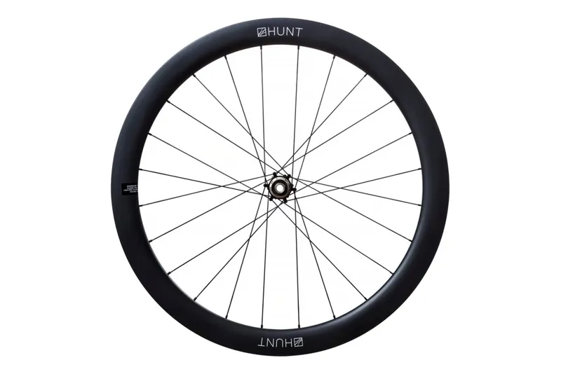 HUNT 50 CARBON AERO DISC WHEELSET Shimano free hub C/L-4