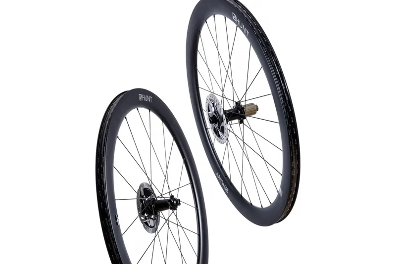 HUNT 50 CARBON AERO DISC WHEELSET Shimano free hub C L