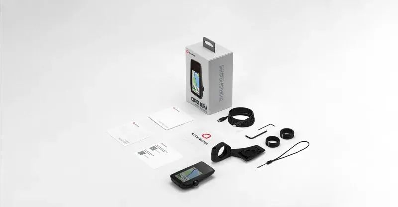 Coros Dura Solar GPS Bike Computer in Black-1