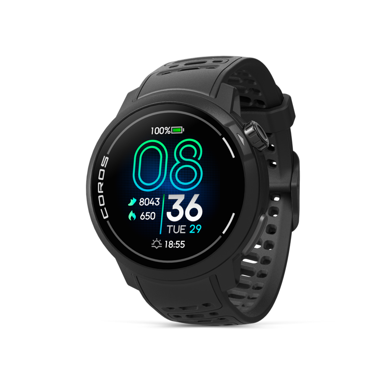 Coros Pace Pro GPS Sport Watch in Black-6