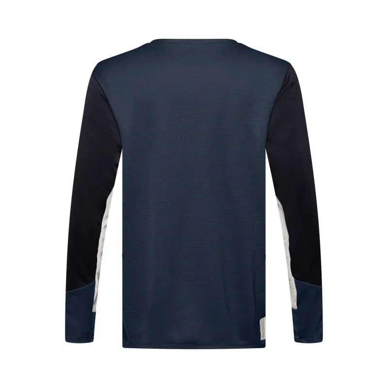Fox Youth Defend Long Sleeve Jersey in Galaxy Blue-1