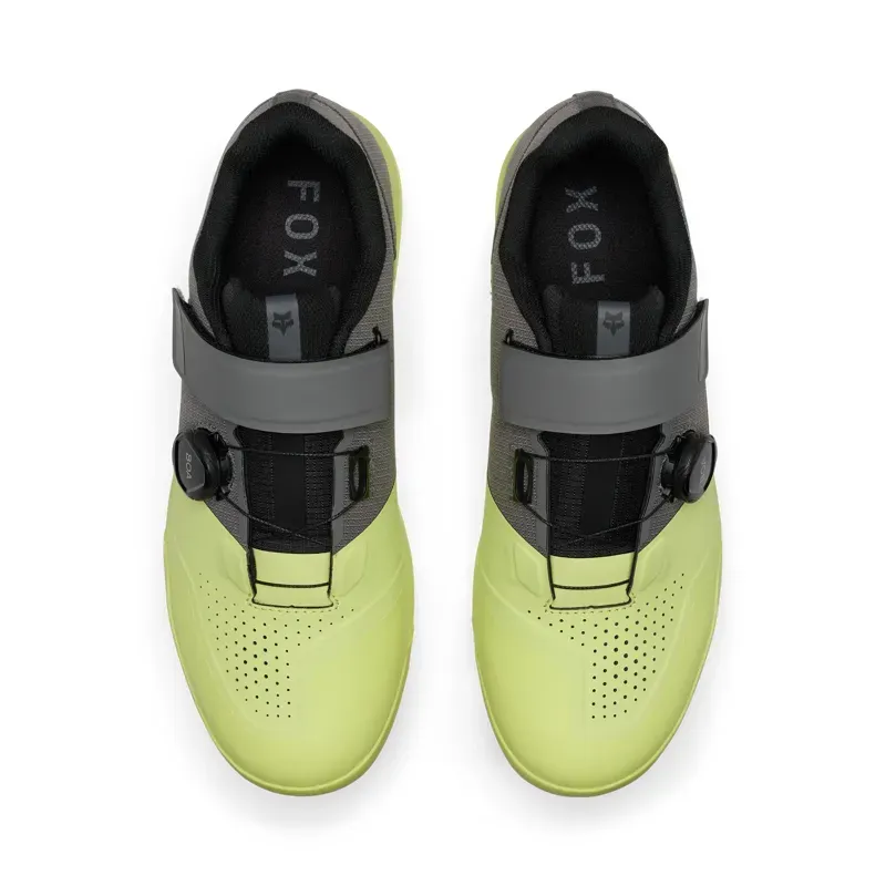 Fox Union BOA Clipless Shoes in Lime Green-2