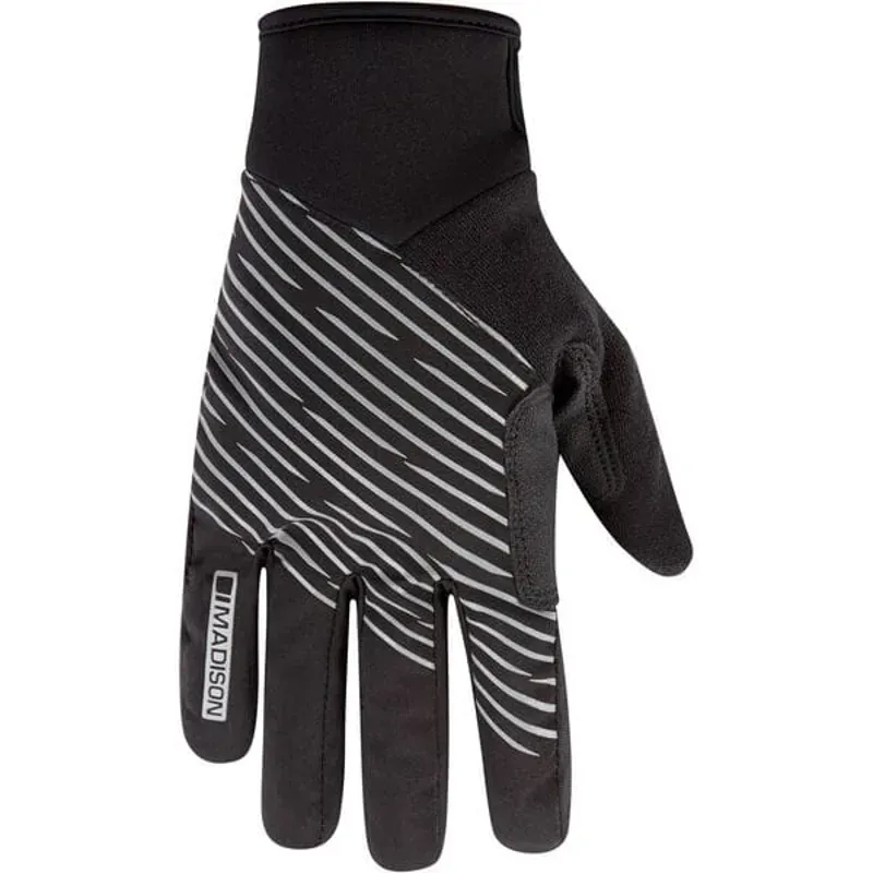 Madison Stellar Kid's Reflective Waterproof Thermal Gloves in Black