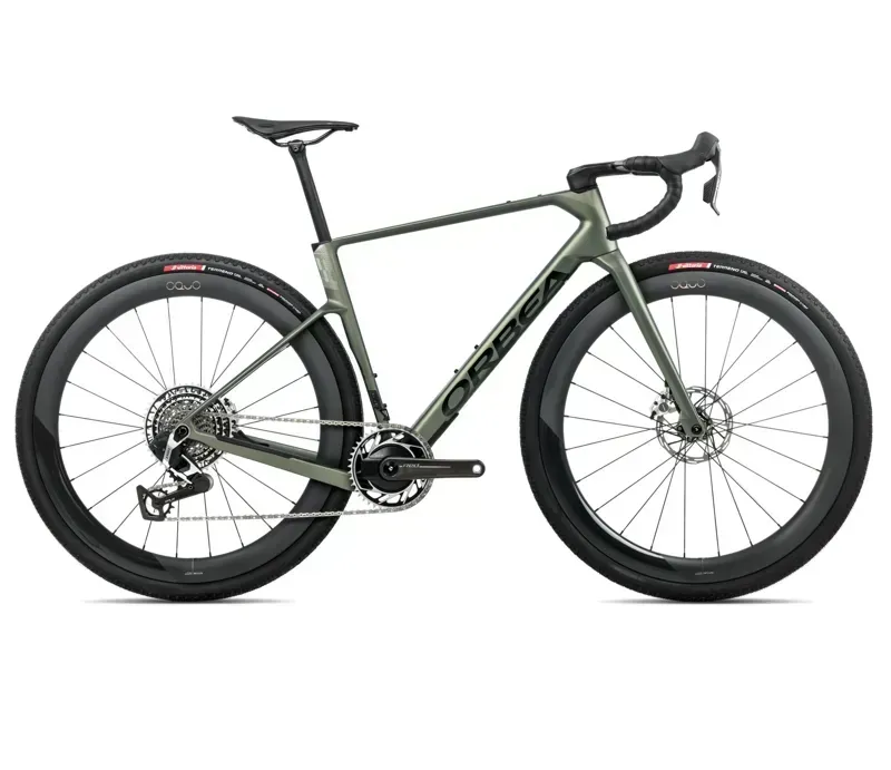 Orbea Terra Race M11ELTD 1X Gravel Bike In Spaceship Green Matt