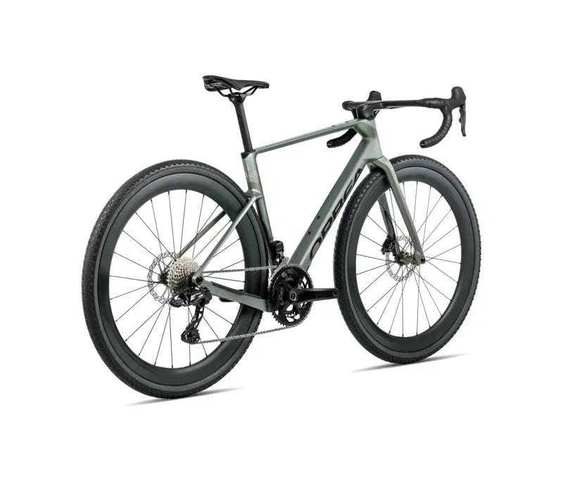 Orbea Terra Race M11ELTD 1X Gravel Bike In Spaceship Green Matt-2