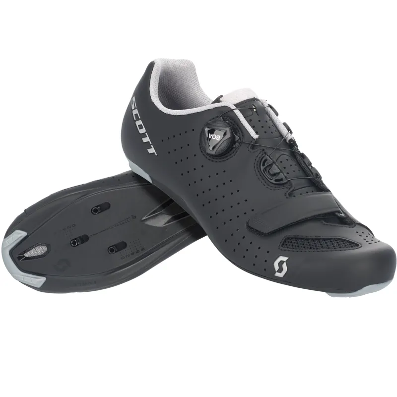 Scott Shoe Road Comp Boa in Black and Silver 
