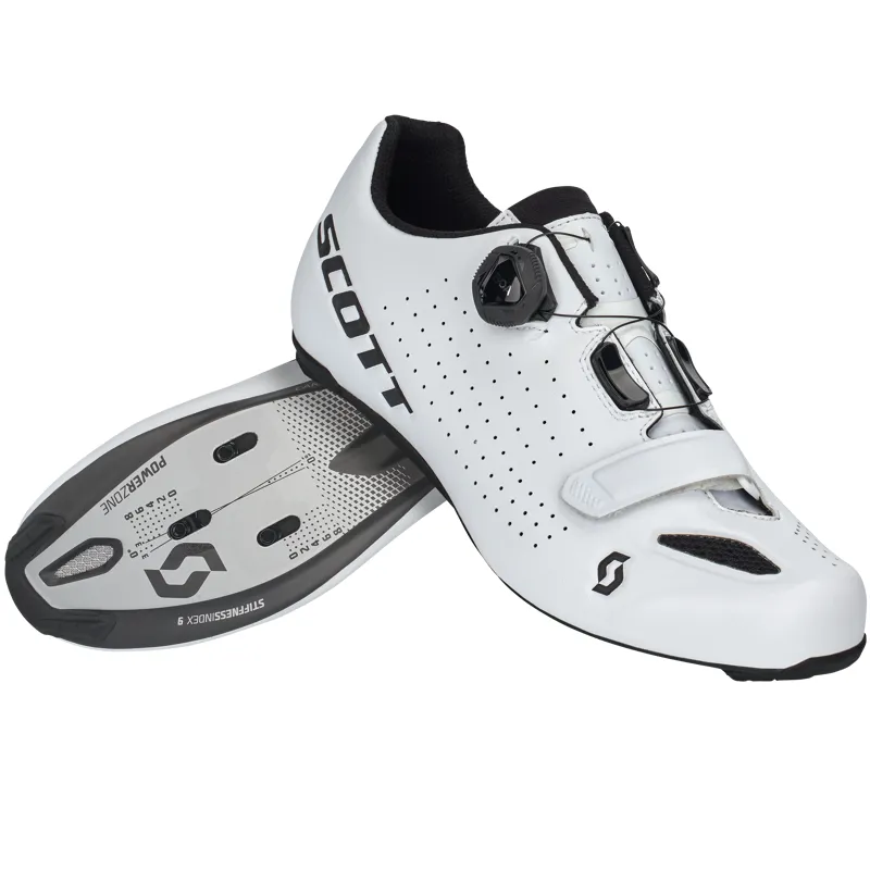 Scott Shoe Road Vertec Boa - White/Black 
