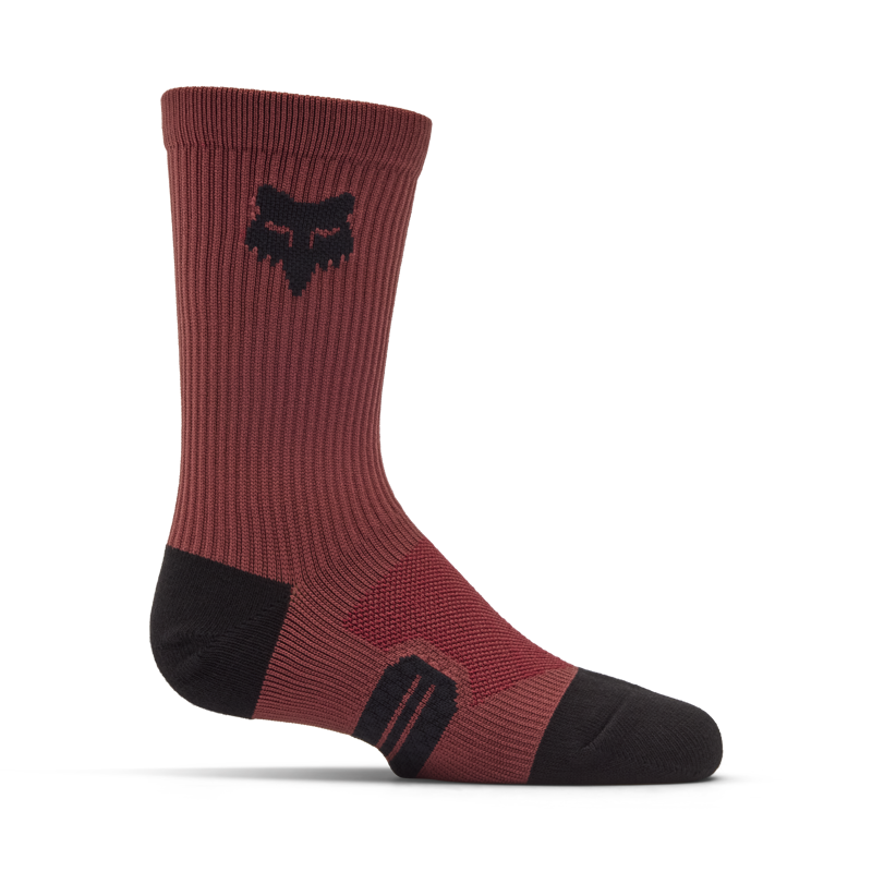 Fox Youth Ranger Crew Sock in Rust