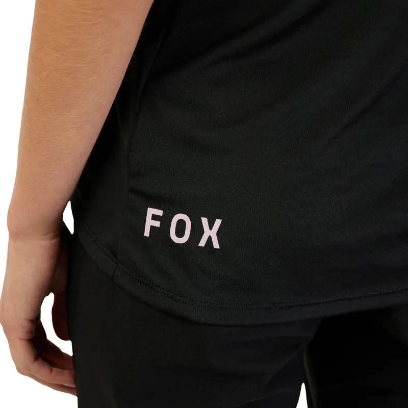Fox Womens Ranger SS Jersey in Black-1