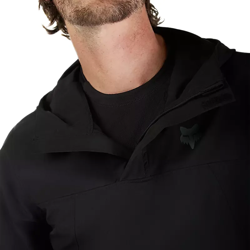 Fox Ranger Wind Pullover in Black-4