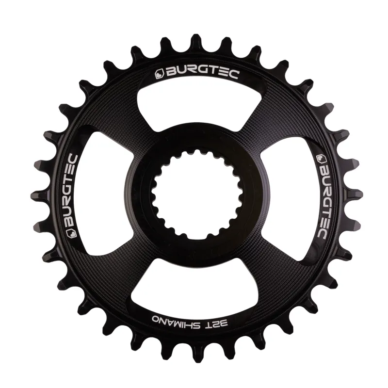 Burgtec Shimano Direct Mount Thick/Thin Chainring - Burgtec Black
