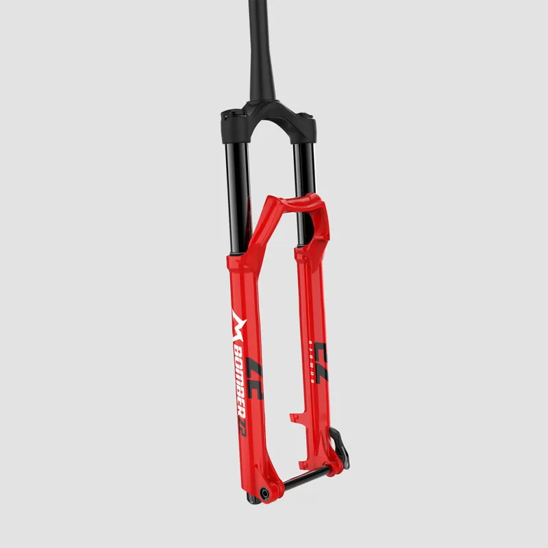 Marzocchi Bomber Z2 RAIL Sweep Adjust Tapered Fork in Red