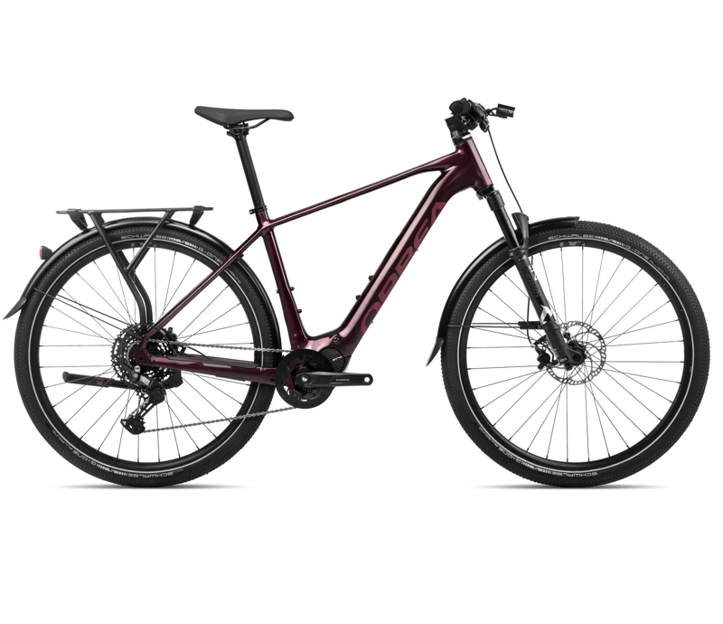 Orbea Kemen 30 Electric Bike in Metallic Burgundy Red Size Medium