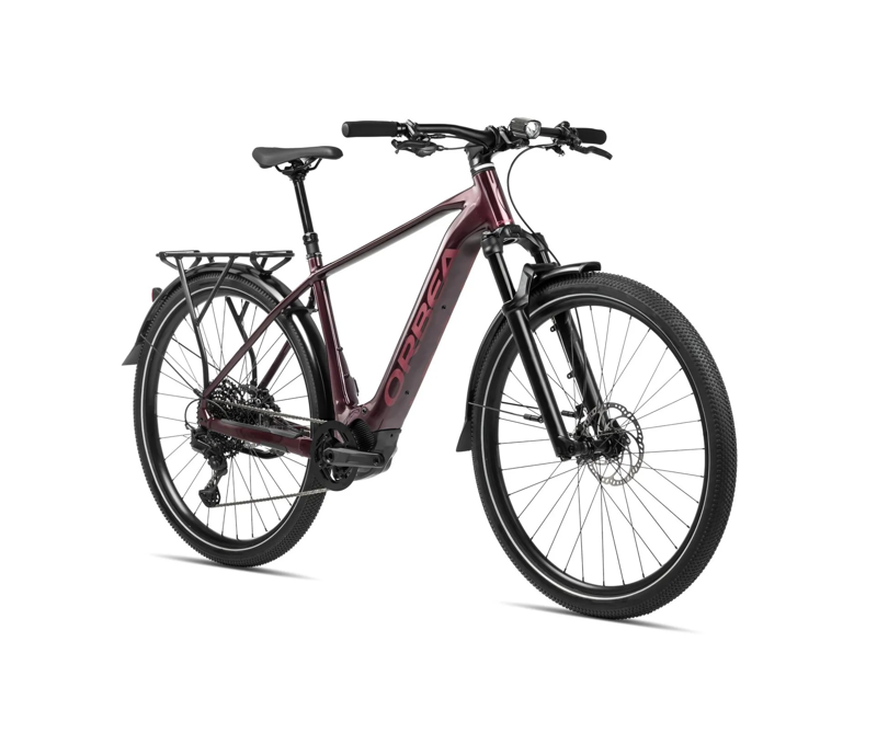 Orbea Kemen 30 Electric Bike in Metallic Burgundy Red Size Medium-1