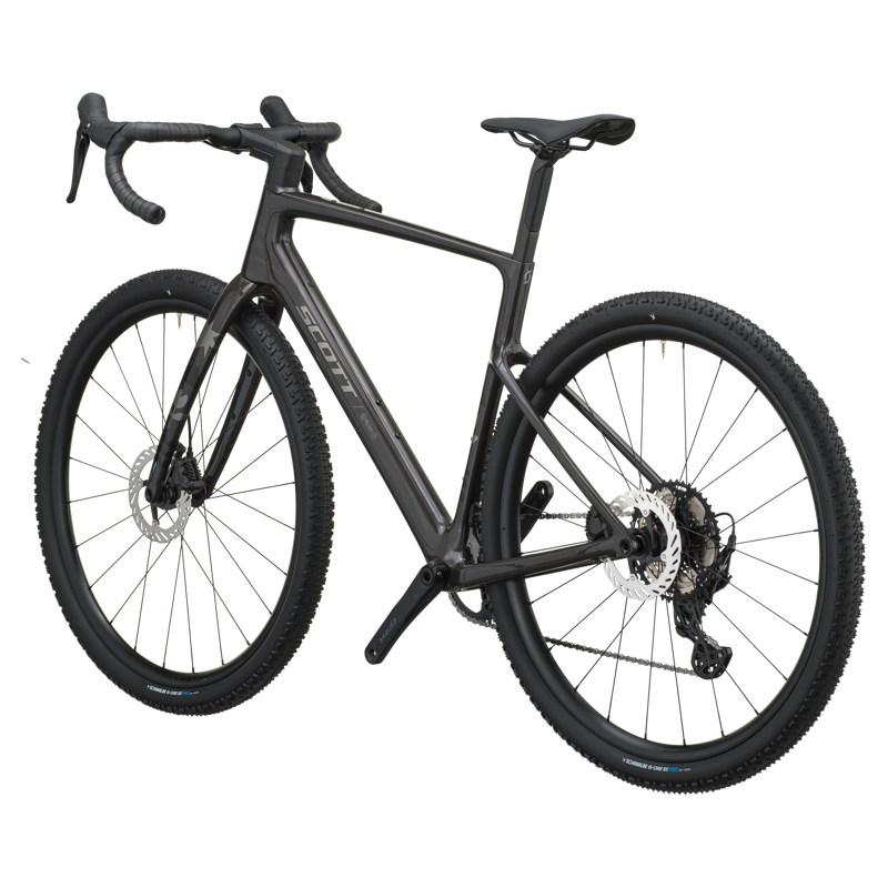 Scott Addict Gravel 40 Bike in Carbon Black-2
