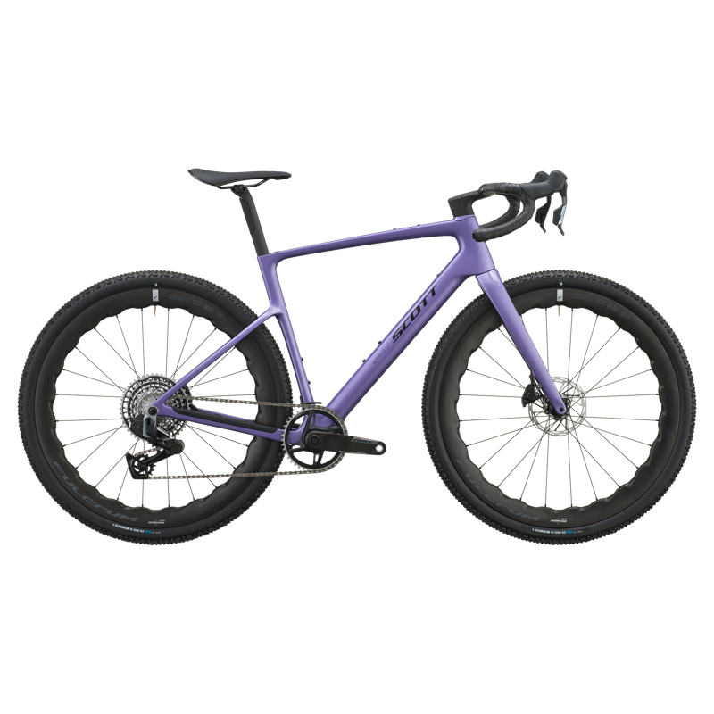 Scott Addict Gravel 10 Bike in Blaze Purple