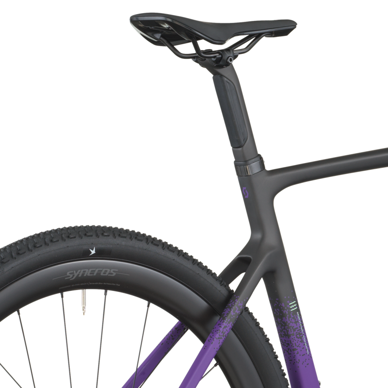 Scott Addict 20 Gravel Bike in Carbon Black and Indigo Purple-7