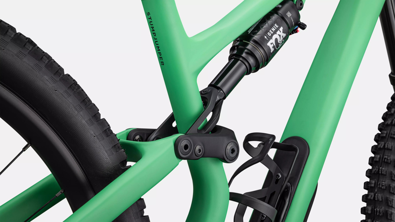 Specialized Stumpjumper 15 Expert Mountain Bike in Satin Electric and Forest Green-3