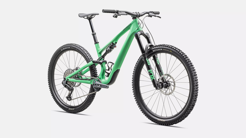 Specialized Stumpjumper 15 Expert Mountain Bike in Satin Electric and Forest Green-4