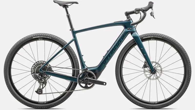 Specialized Turbo Creo 2 Comp E-Road Bike In Metallic Deep Lake/Deep Lake