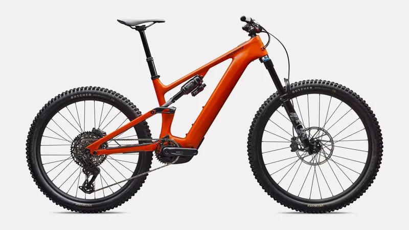 Specialized Turbo Levo 4 Comp in Orange and Navy
