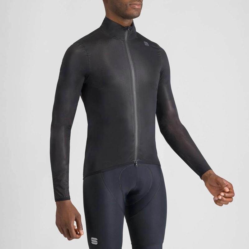 Sportful Aqua Light Jacket In Black-1