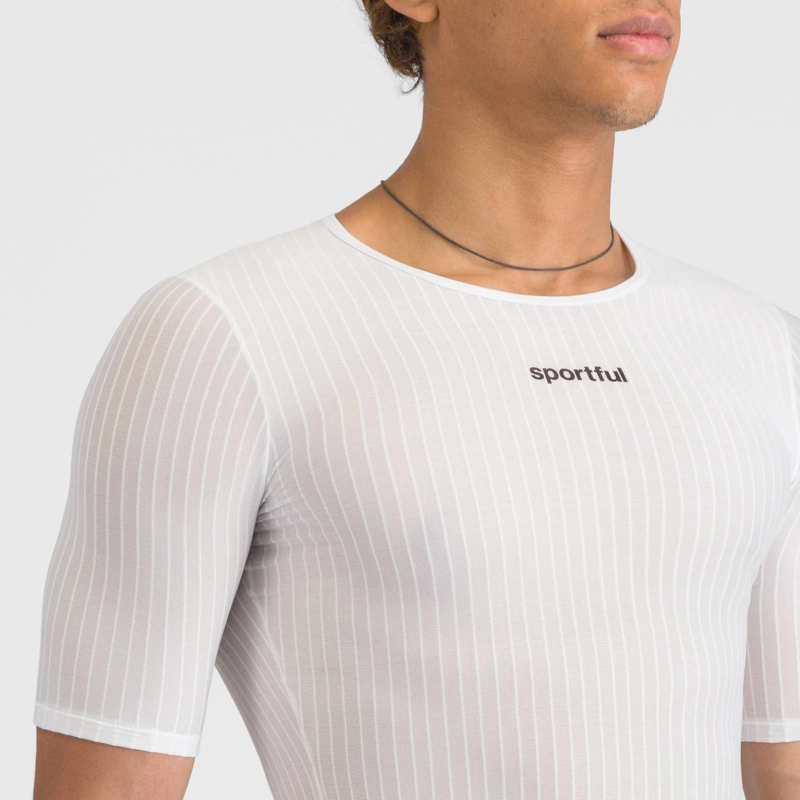 Sportful Pro Short Sleeve Base Layer Tee In White-3