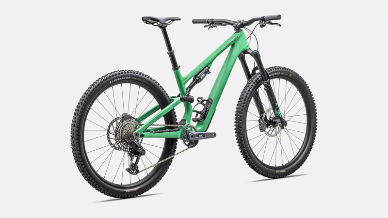 Specialized Stumpjumper 15 Expert Mountain Bike in Satin Electric and Forest Green-5