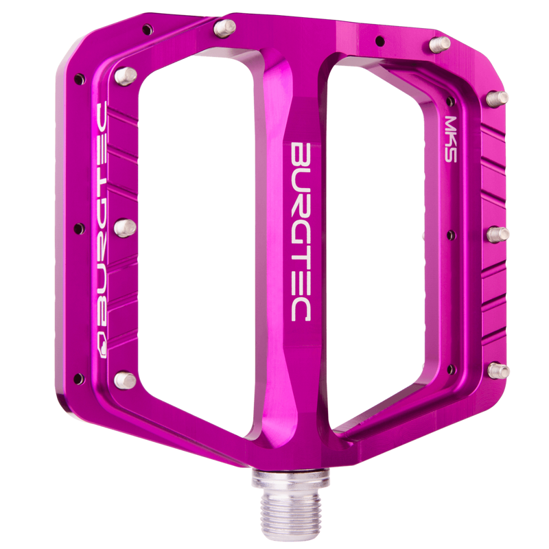Burgtec Penthouse Flat MK5 Pedals in Purple Rain 