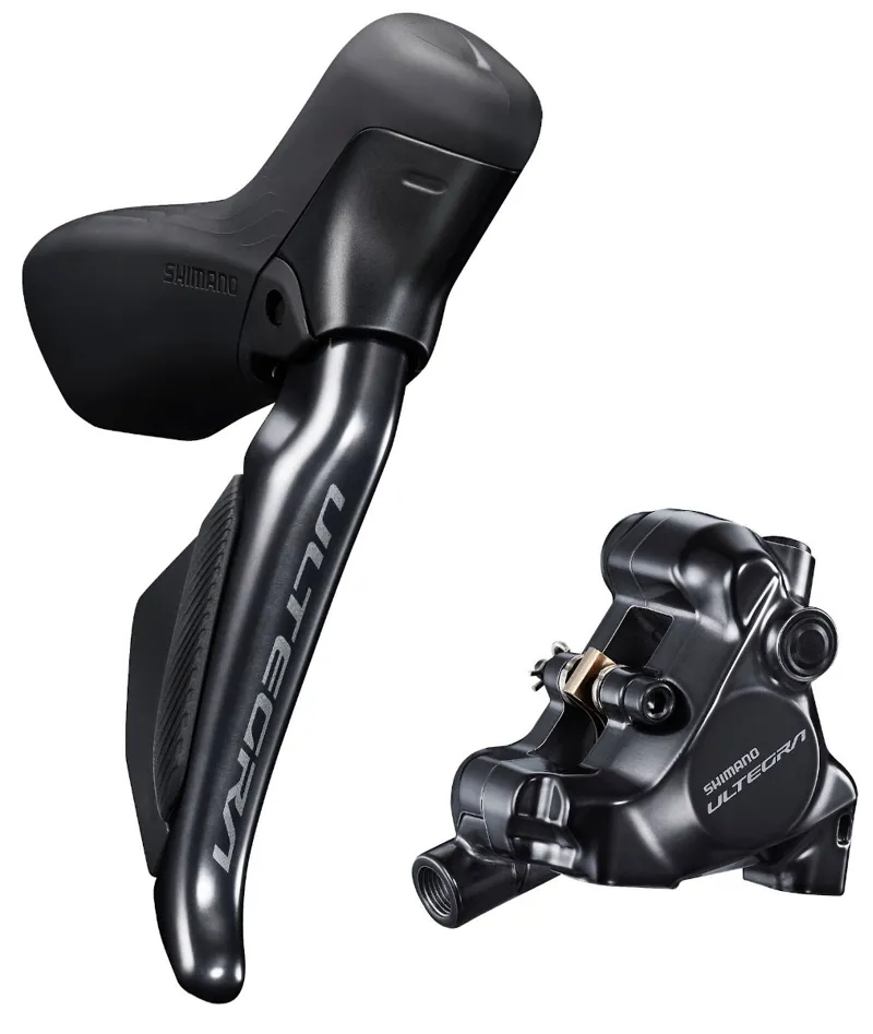 Shimano Ultegra ST-R8170 Di2 STI Hydraulic Disc Brake Lever/BR-R8170 Flat Mount Calliper Black