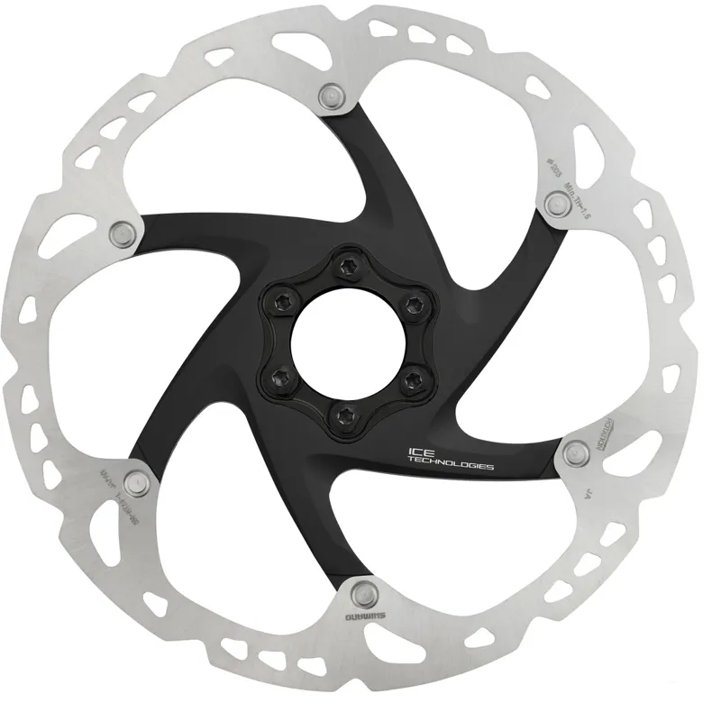 Shimano RT86 XT Ice Tech 6 bolt disc rotor.