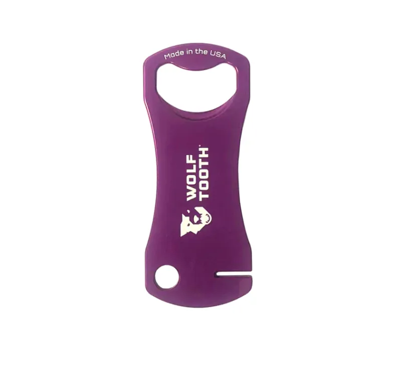 Wolf Tooth Bottle Opener in Purple
