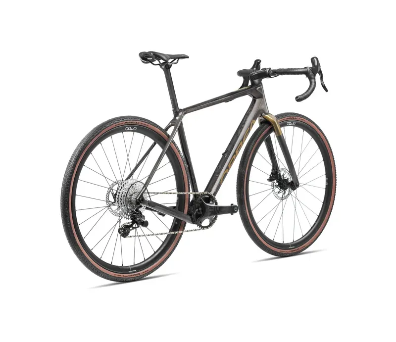 Orbea Terra M30Team Gravel Bike In Cosmic Carbon Metallic Olive Green-2