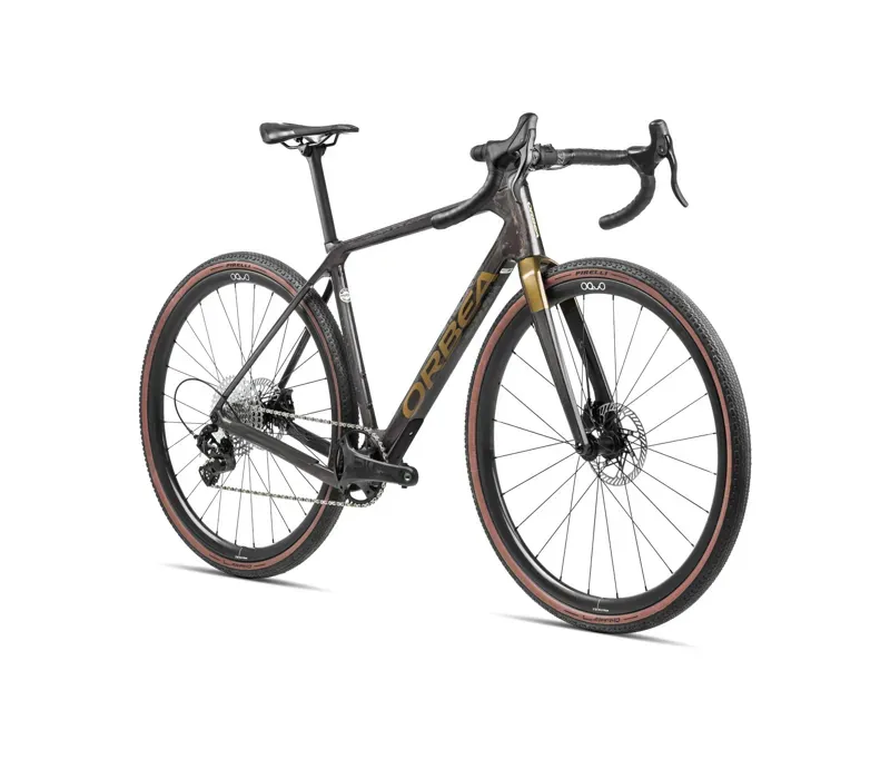 Orbea Terra M30Team Gravel Bike In Cosmic Carbon Metallic Olive Green-1