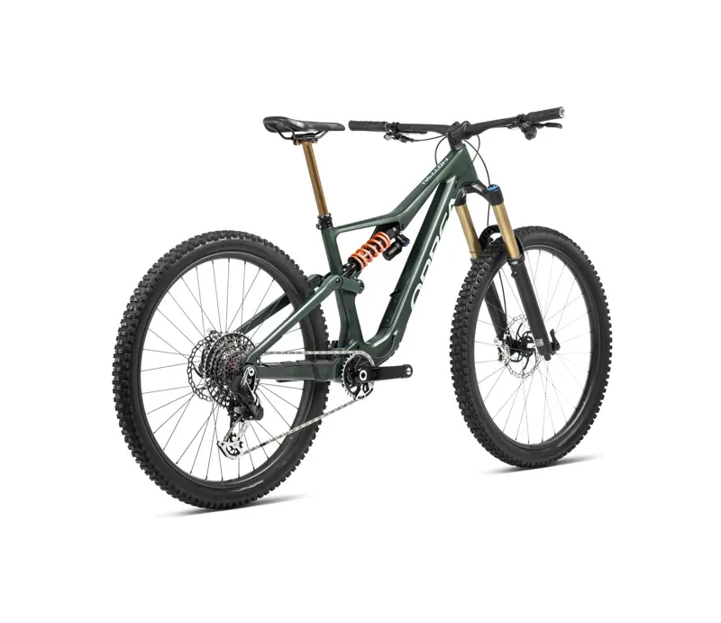 Orbea Rallon M10 Mountain Bike In Forest Green Carbon/Blue Stone-2