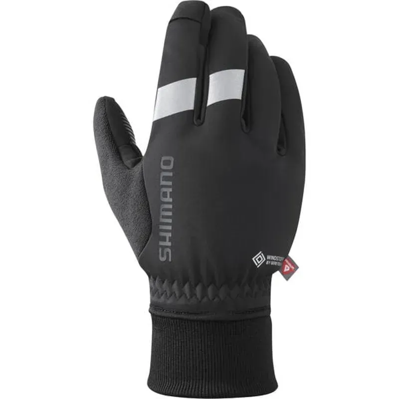 Shimano Clothing Windstopper Primaloft Gloves In Black
