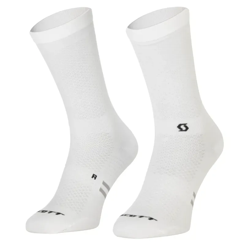 Scott Performance Light Crew Sock in White