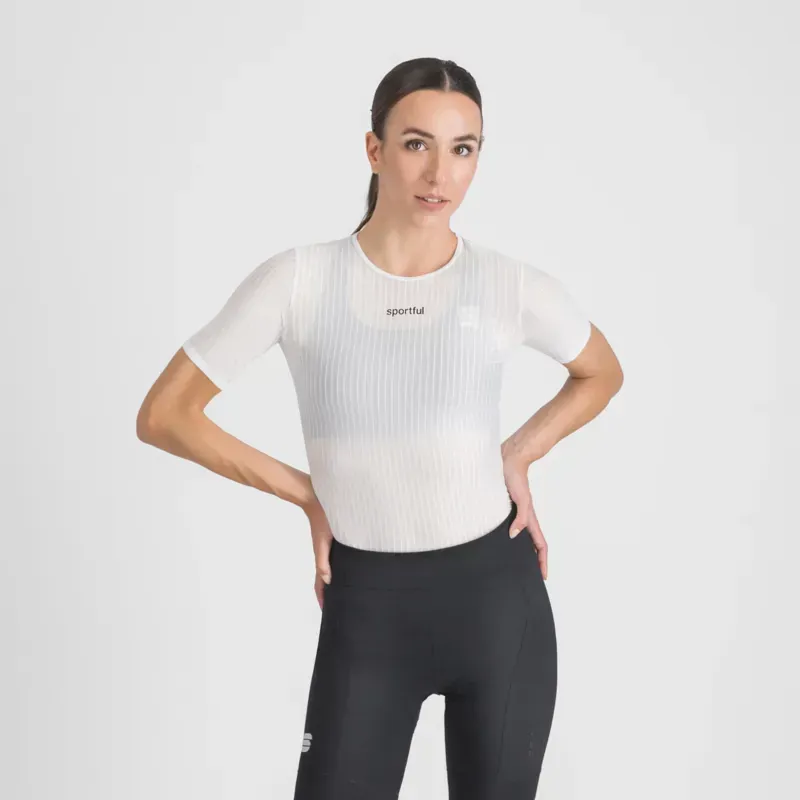 Sportful Pro Short Sleeve Women's Base Layer Tee In White