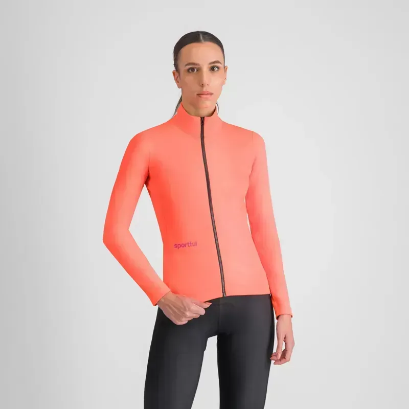 Sportful Classic Women's Jacket in Fiery Coral