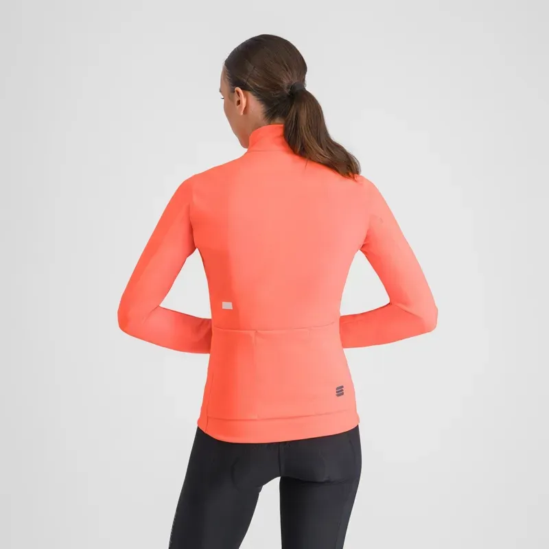 Sportful Classic Women's Jacket in Fiery Coral-1