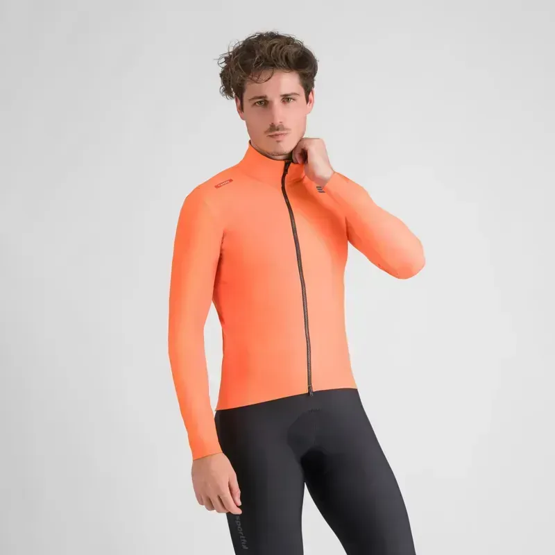 Sportful Fiandre Shift Jacket in Bright Orange