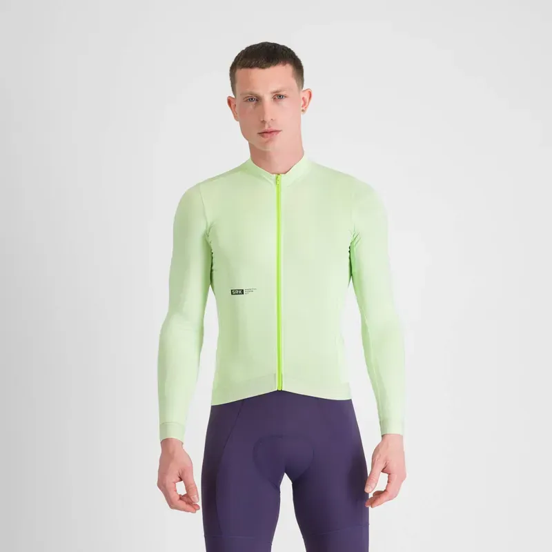 Sportful SRK Long Sleeve Jersey in Electric Aloe